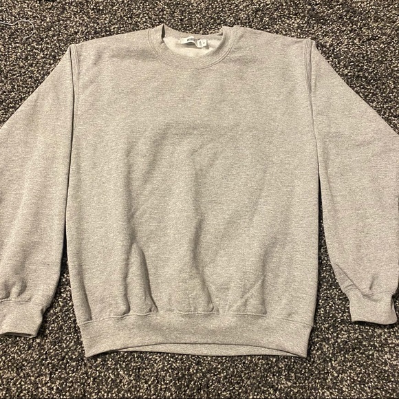 grey graphic crew neck - Picture 2 of 2